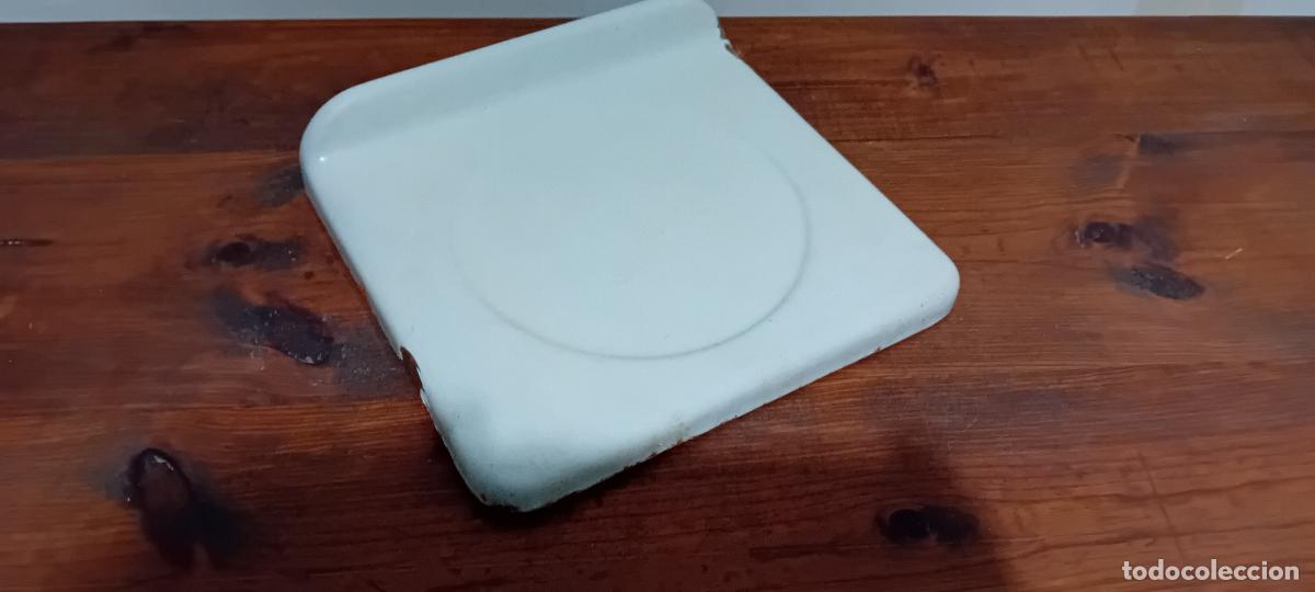 Antig&uuml;edades: PLATO ESMALTADO DE ANTIGUA BALANZA - Foto 2