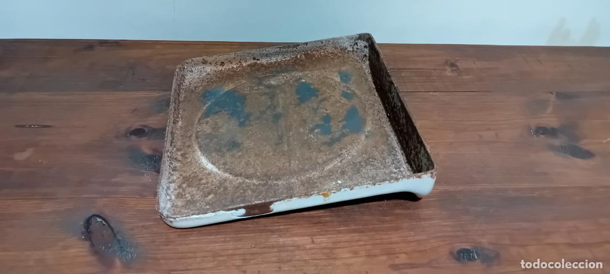 Antig&uuml;edades: PLATO ESMALTADO DE ANTIGUA BALANZA - Foto 7