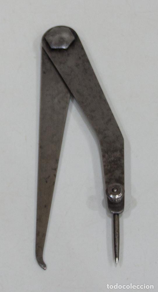 Antig&uuml;edades: ANTIGUO COMPAS HERMAFRODITA. MOORE & WRIGHT. - Foto 1