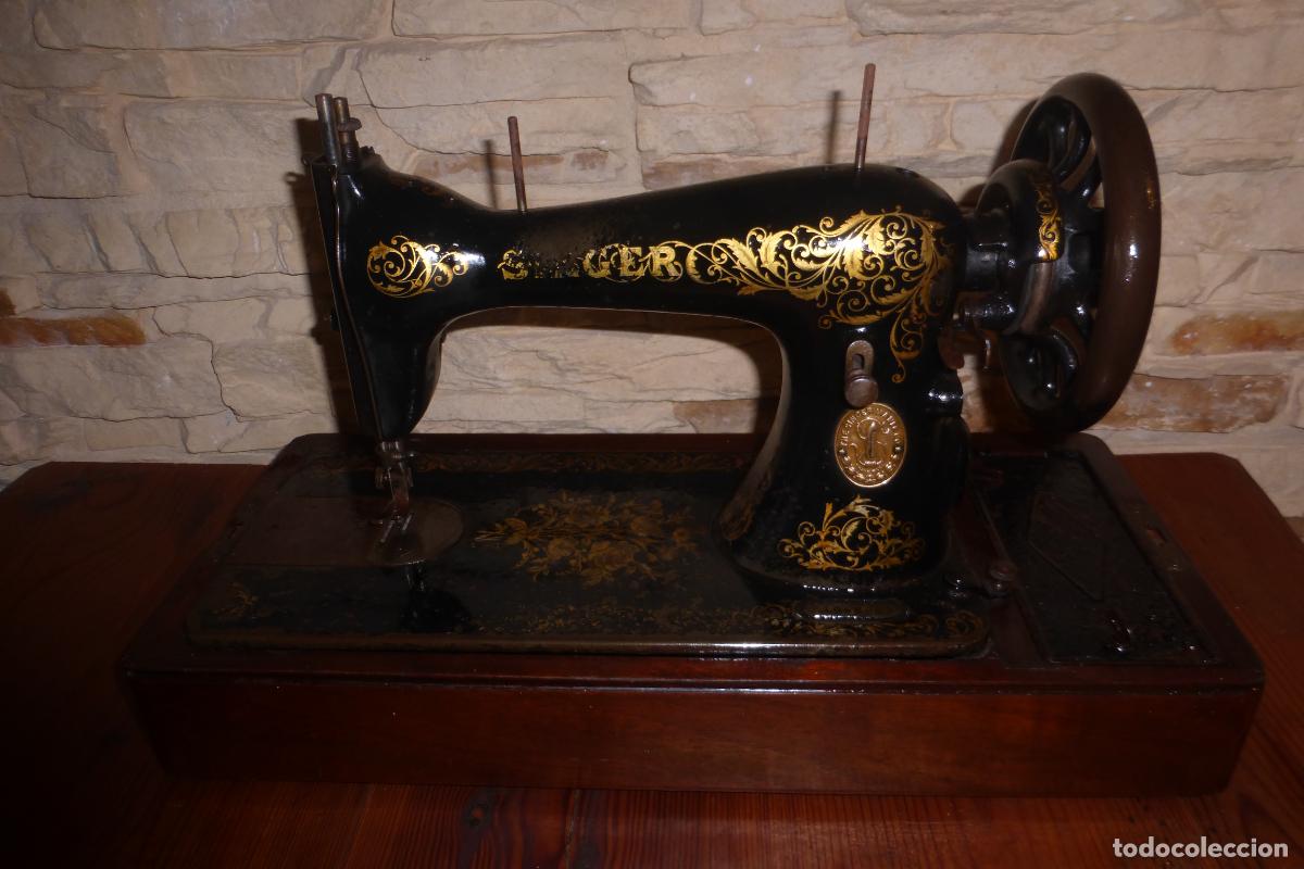 Antig&uuml;edades: ANTIGUA MAQUINA DE COSER SINGER - Foto 1