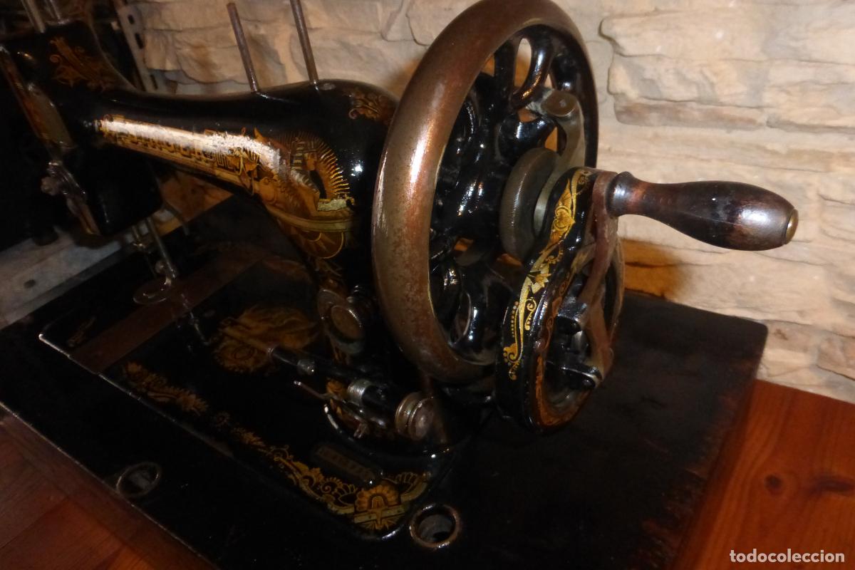 Antig&uuml;edades: ANTIGUA MAQUINA DE COSER SINGER - Foto 4