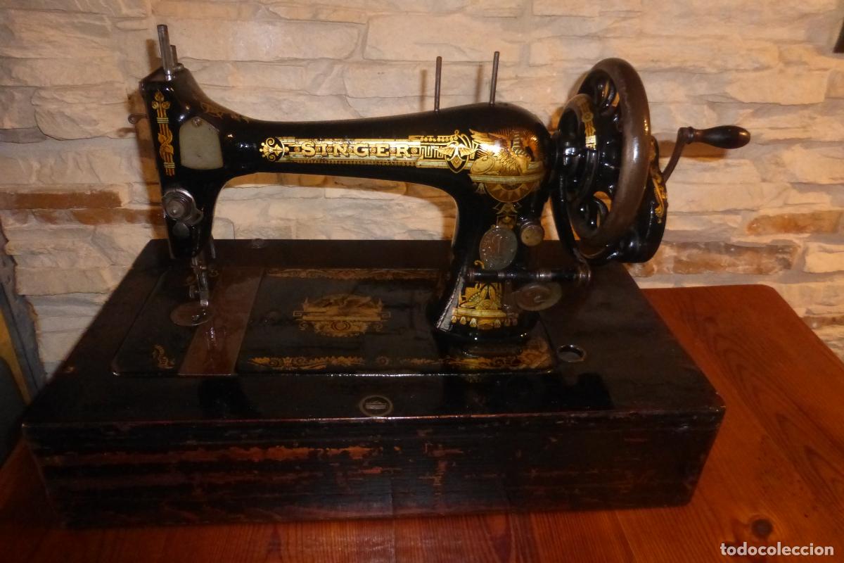 Antig&uuml;edades: ANTIGUA MAQUINA DE COSER SINGER - Foto 1