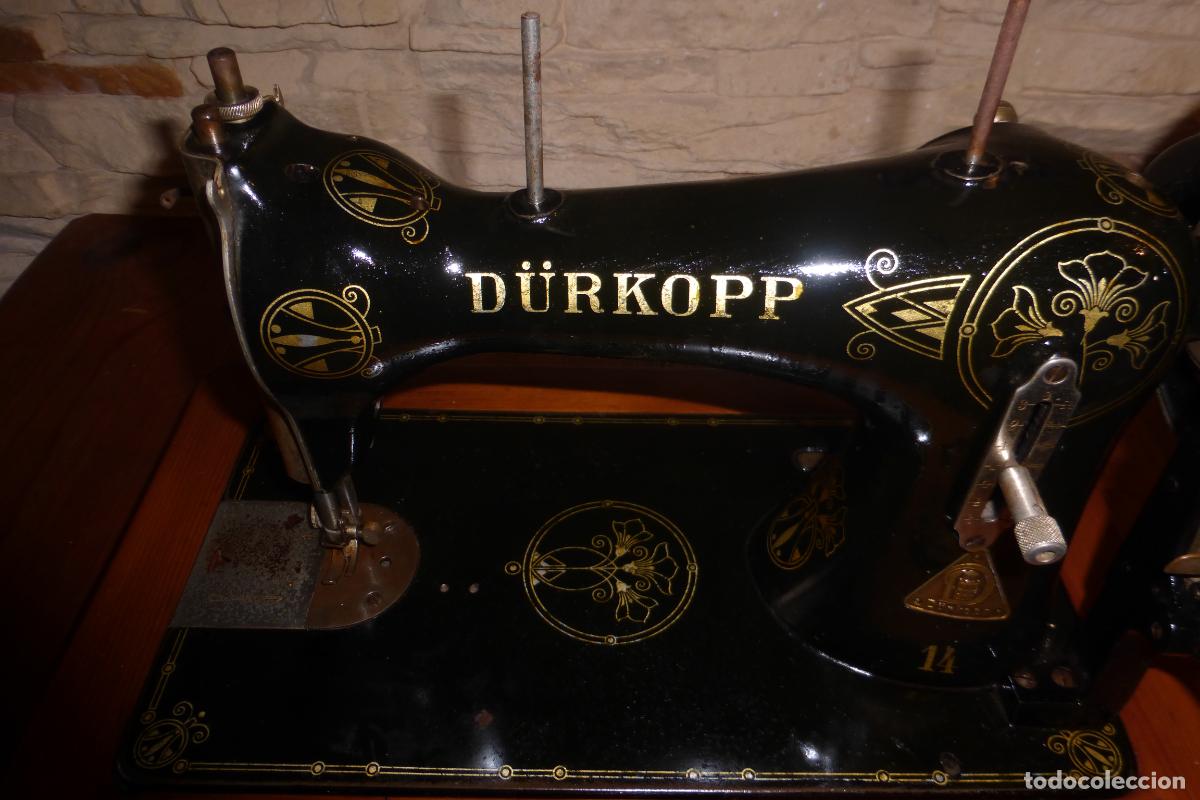 Antig&uuml;edades: ANTIGUA MAQUINA DE COSER D&Uuml;RKOPP - Foto 4