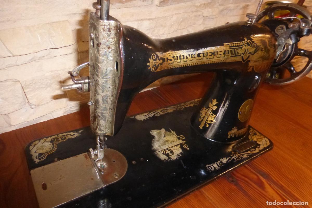 Antig&uuml;edades: MAQUINA DE COSER SINGER, ANTIGUA - Foto 4