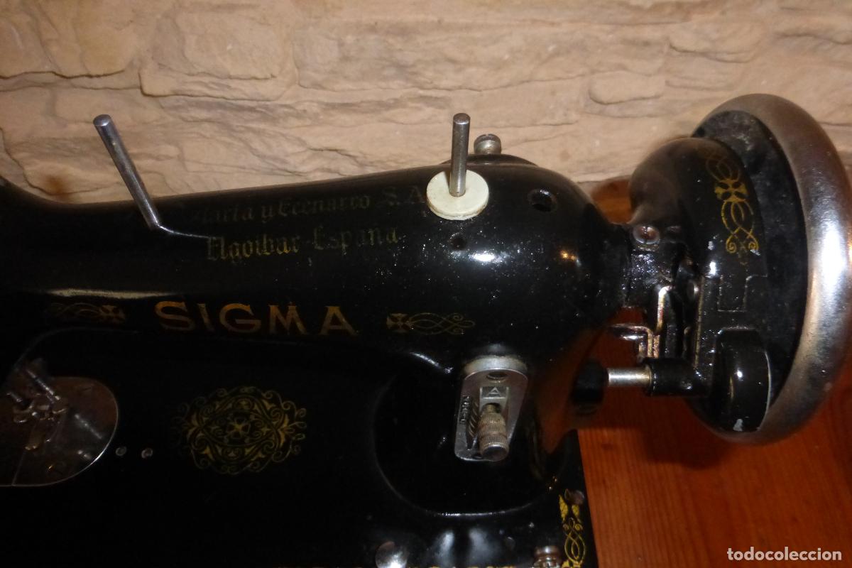 Antig&uuml;edades: ANTIGUA MAQUINA DE COSER SIGMA - Foto 3