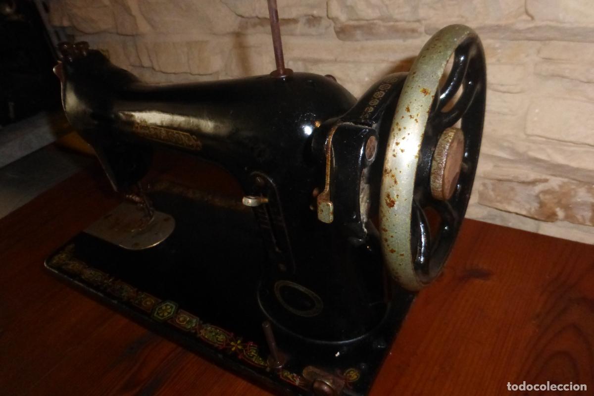 Antig&uuml;edades: ANGIGUA MAQUINA DE COSER HEXAGON - Foto 4
