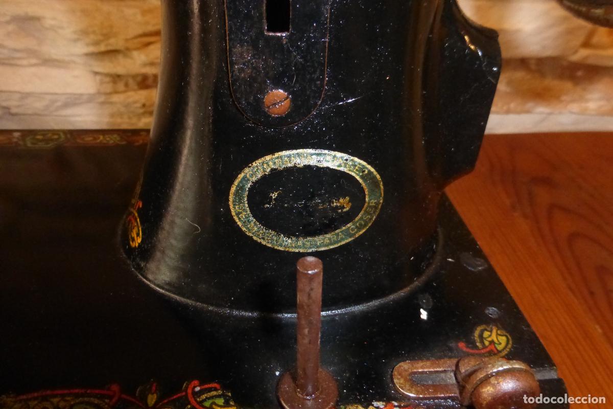 Antig&uuml;edades: ANGIGUA MAQUINA DE COSER HEXAGON - Foto 6