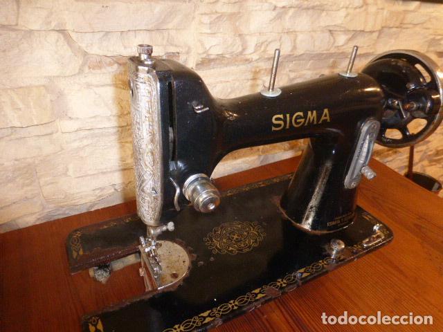 Antig&uuml;edades: ANTIGUA MAQUINA DE COSER SIGMA - Foto 5