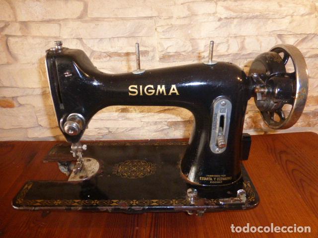 Antig&uuml;edades: ANTIGUA MAQUINA DE COSER SIGMA - Foto 1