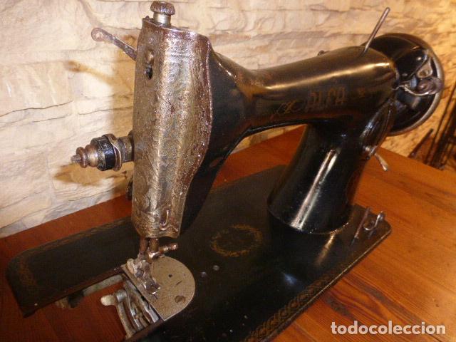 Antig&uuml;edades: ANTIGUA MAQUINA DE COSER ALFA - Foto 4