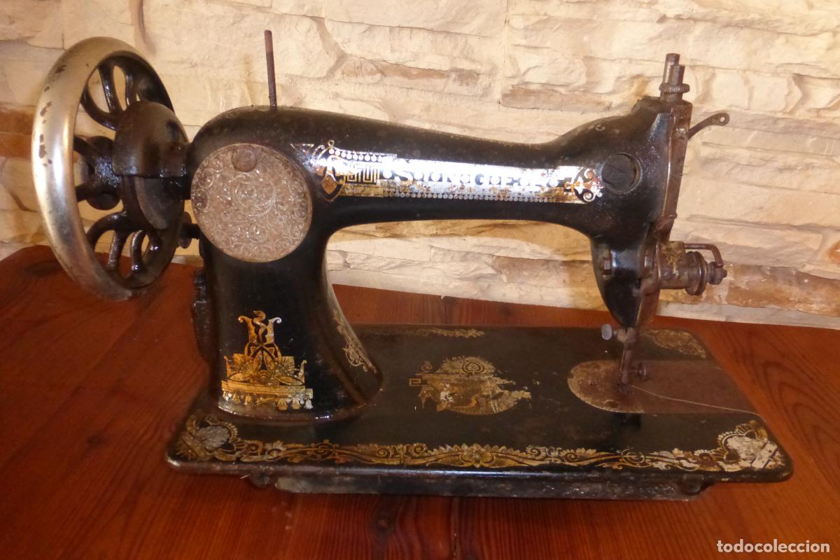 Antig&uuml;edades: ANTIGUA MAQUINA DE COSER SINGER - Foto 2