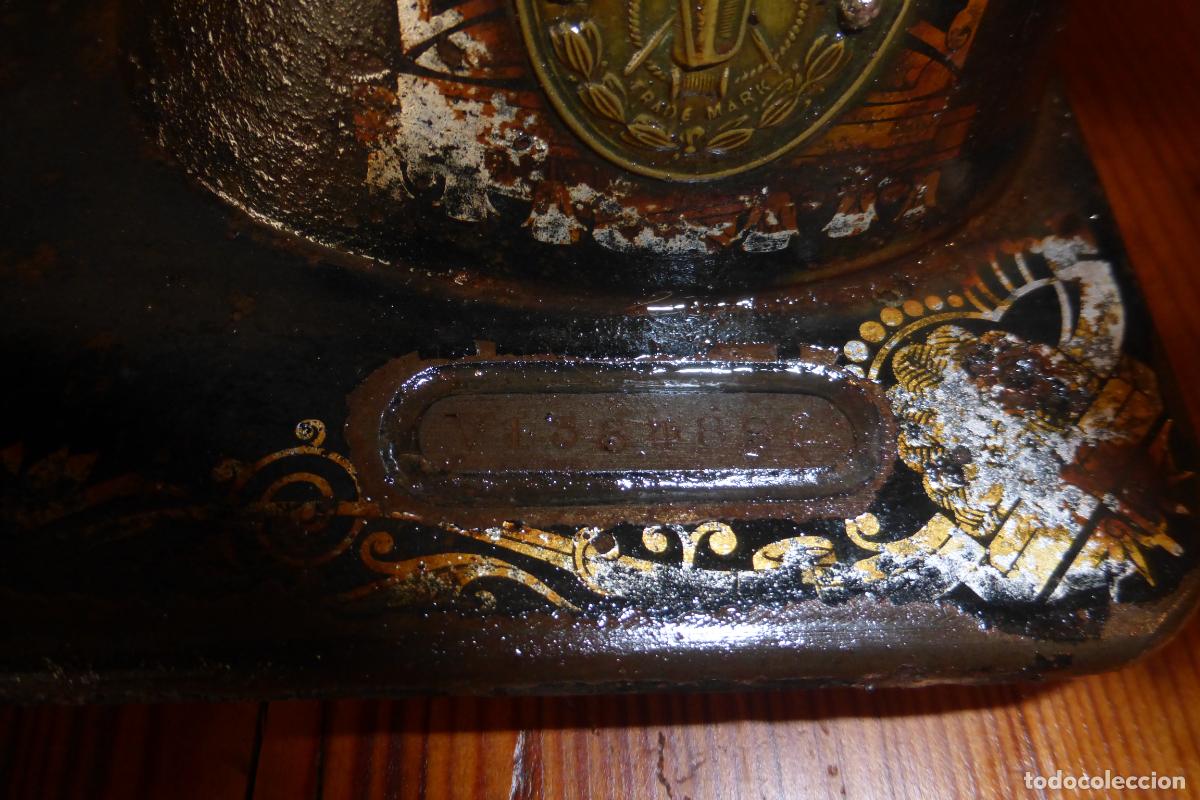 Antig&uuml;edades: ANTIGUA MAQUINA DE COSER SINGER - Foto 5