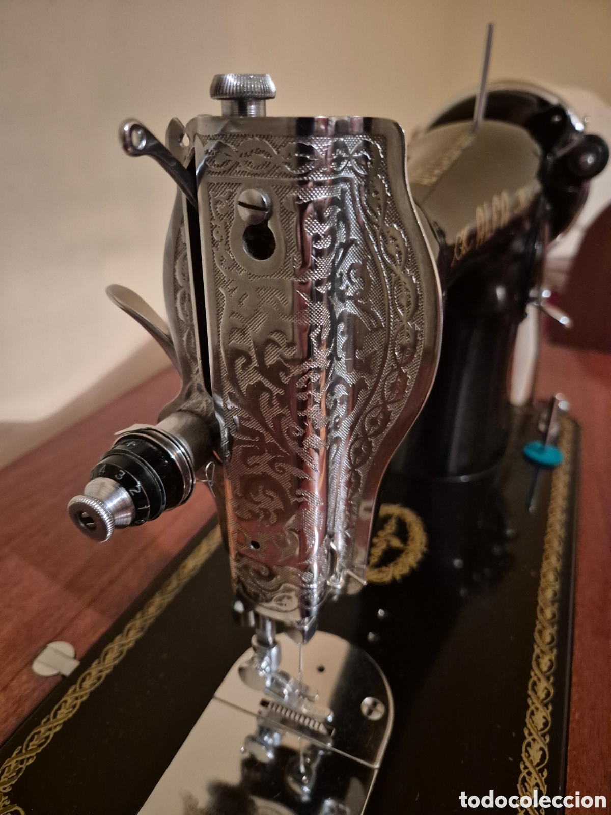Antig&uuml;edades: M&aacute;quina de coser Alfa - Foto 5