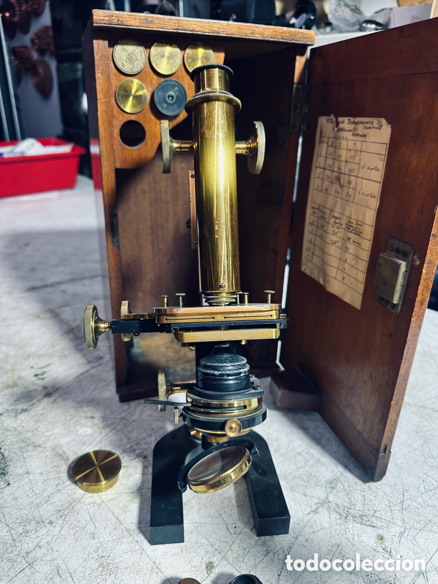 Antig&uuml;edades: Microscopio ingl&eacute;s S XIX - Foto 4