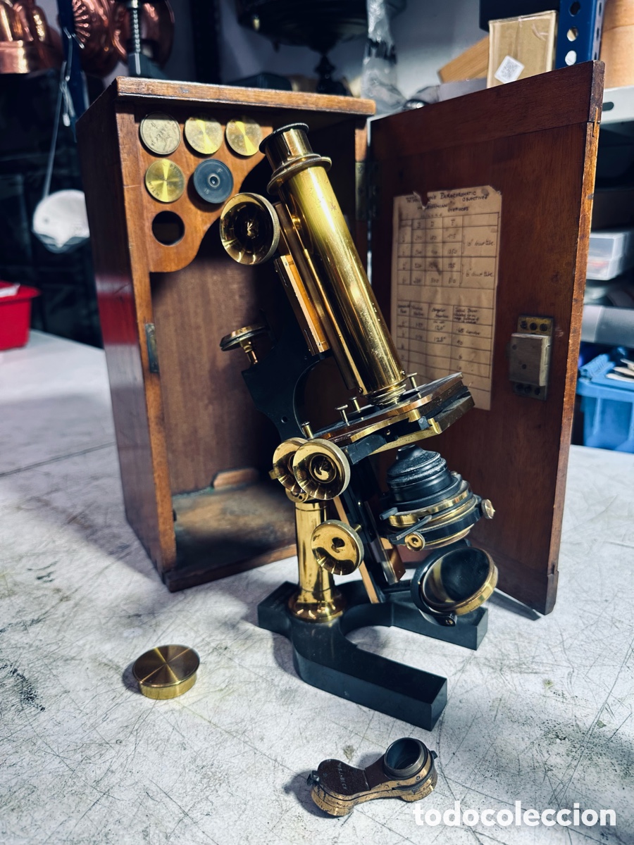 Antig&uuml;edades: Microscopio ingl&eacute;s S XIX - Foto 1