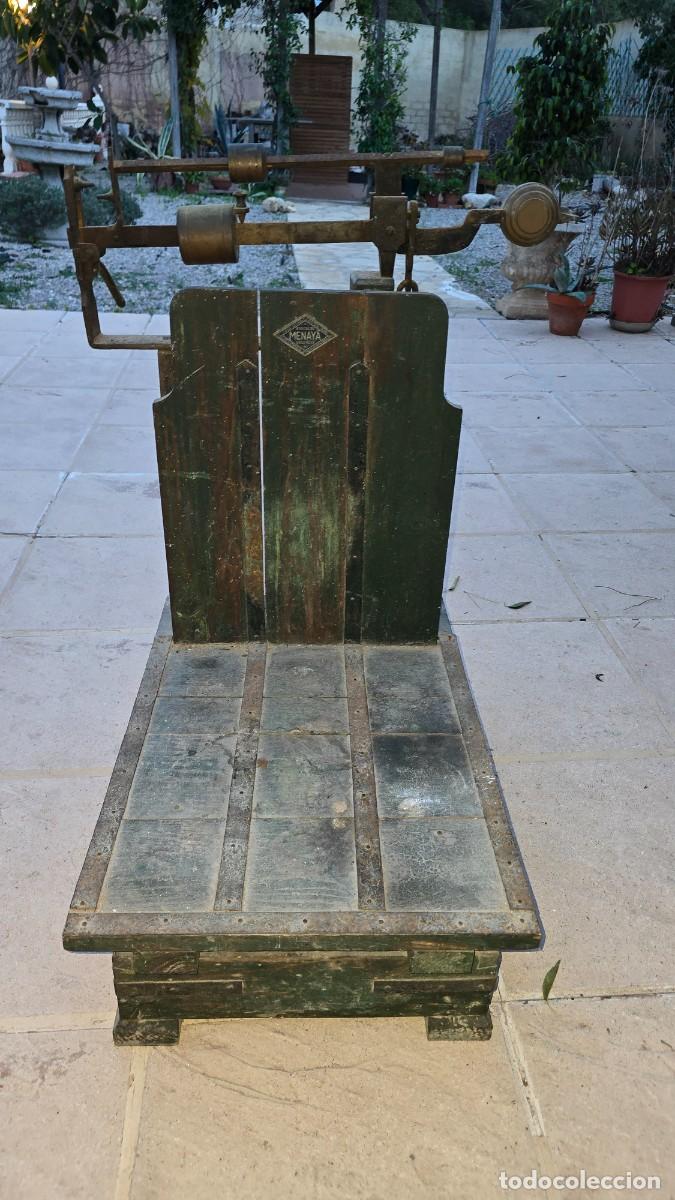 Antig&uuml;edades: B&aacute;scula de plataforma del Siglo XIX - Foto 2