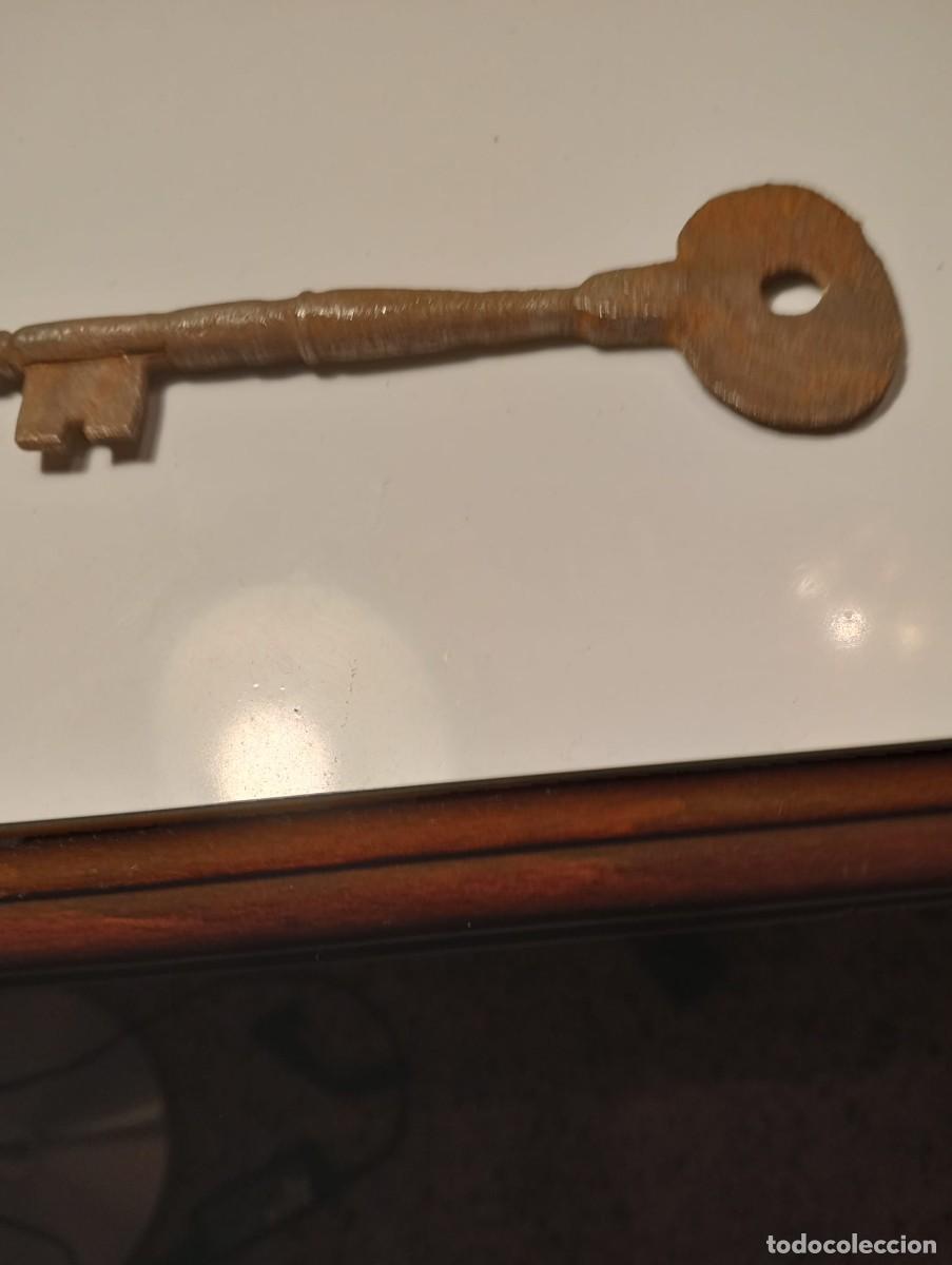 Antig&uuml;edades: Antigua LLAVE ESQUELETO siglo XIX - Foto 4