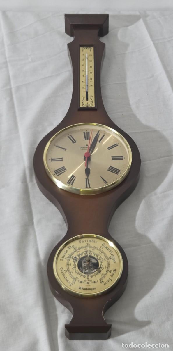 Antig&uuml;edades: Term&oacute;metro Bar&oacute;metro reloj Junghans - Foto 2