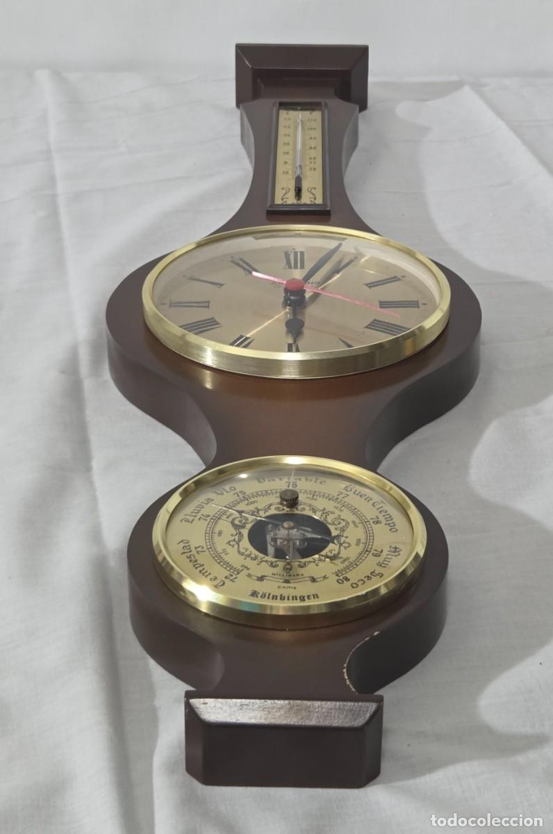 Antig&uuml;edades: Term&oacute;metro Bar&oacute;metro reloj Junghans - Foto 3