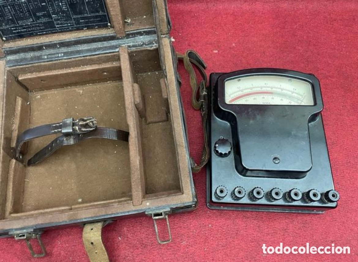 Antig&uuml;edades: Antiguo voltimetro anal&oacute;gico Chau In Arnold - Foto 2