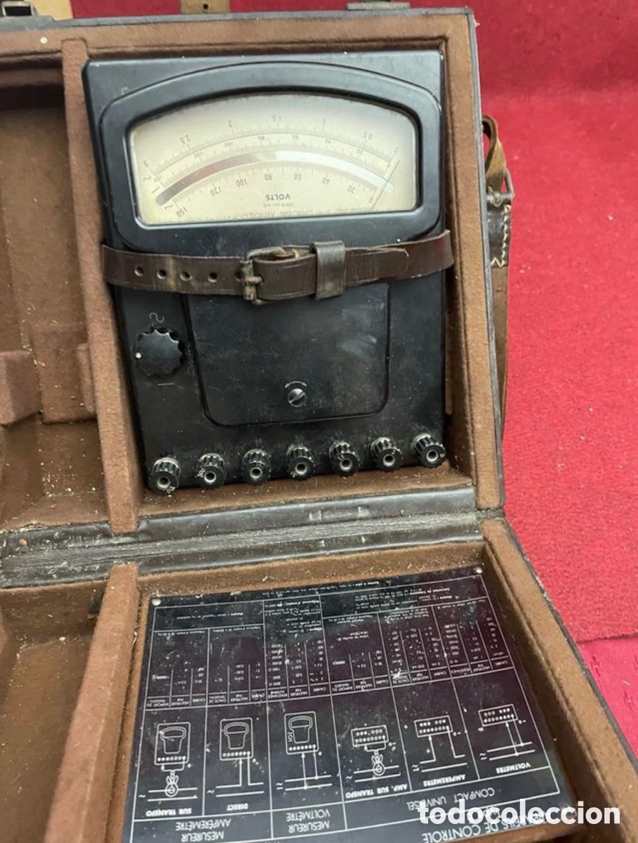Antig&uuml;edades: Antiguo voltimetro anal&oacute;gico Chau In Arnold - Foto 5