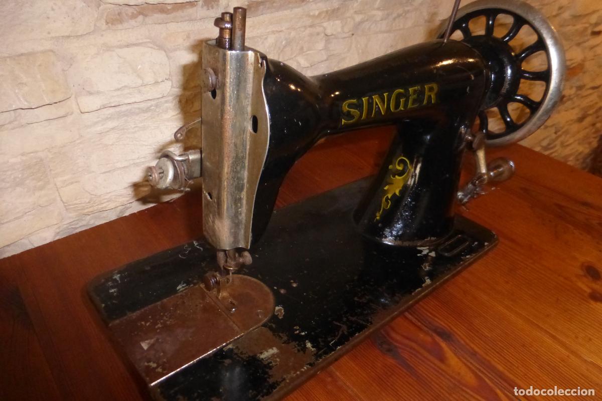 Antig&uuml;edades: MAQUINA DE COSER SINGER ANTIGUA - Foto 4