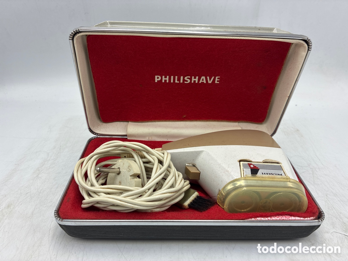 Antig&uuml;edades: Antigua afeitadora Philishave. En su estuche. - Foto 1
