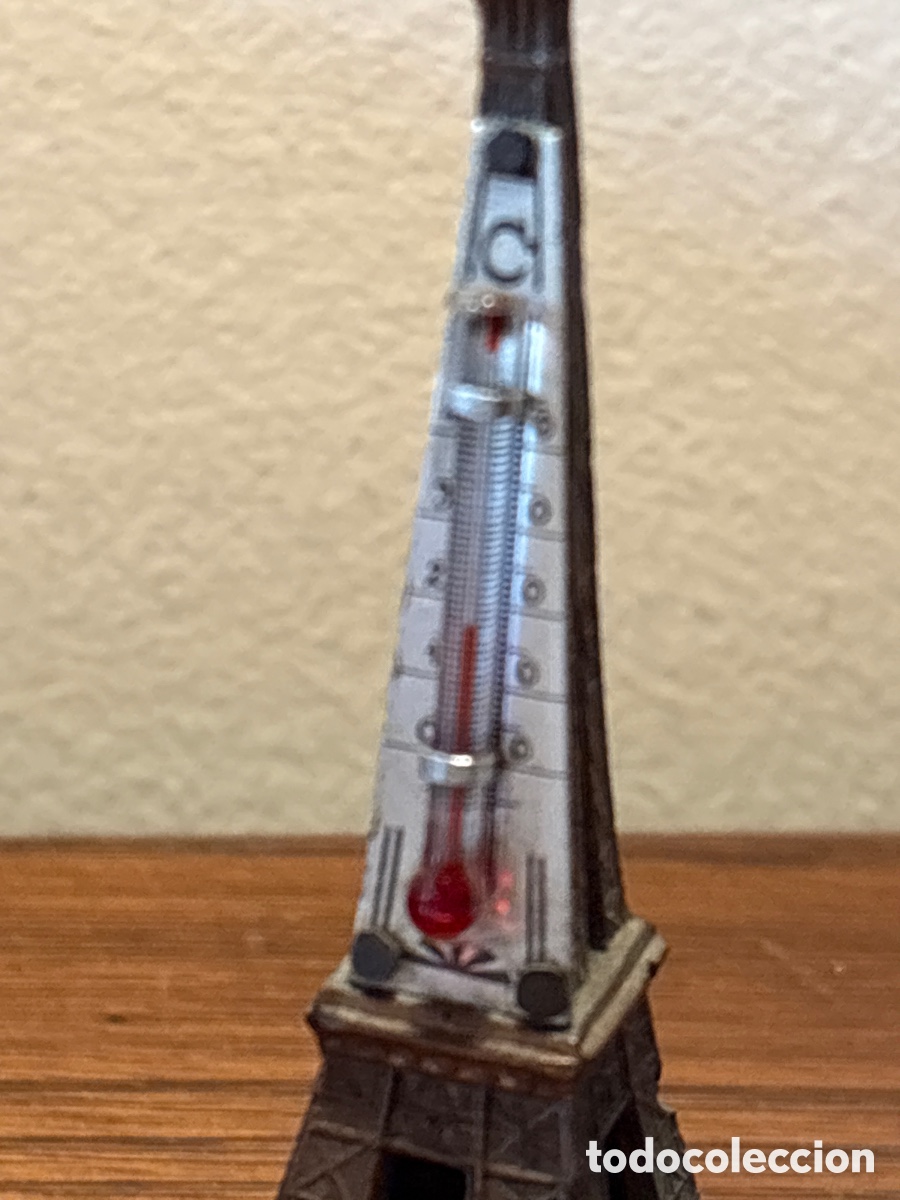 Antig&uuml;edades: TERMOMETRO - TORRE EIFFEL PARIS - Foto 6