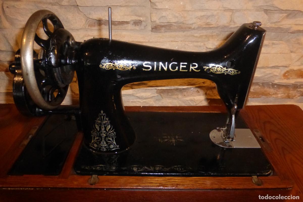 Antig&uuml;edades: ANTIGUA MAQUINA DE COSER SINGER - Foto 2