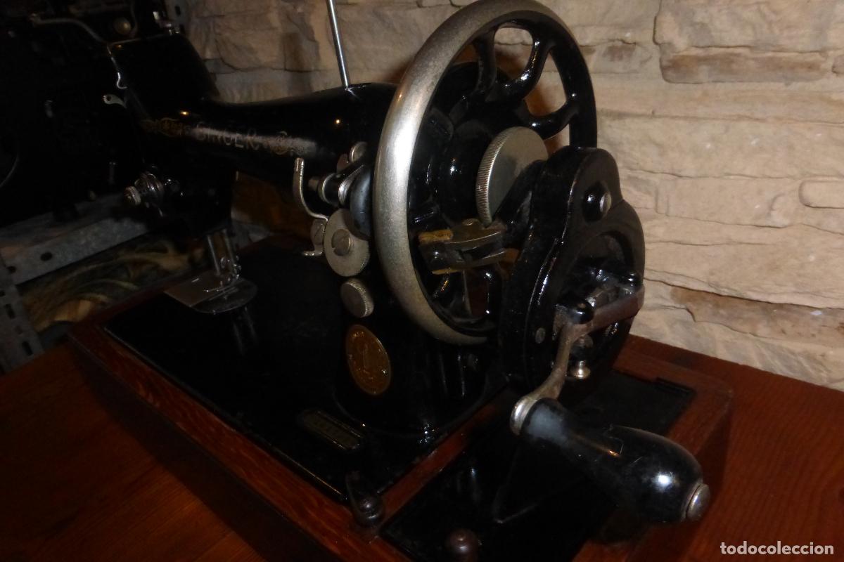 Antig&uuml;edades: ANTIGUA MAQUINA DE COSER SINGER - Foto 3
