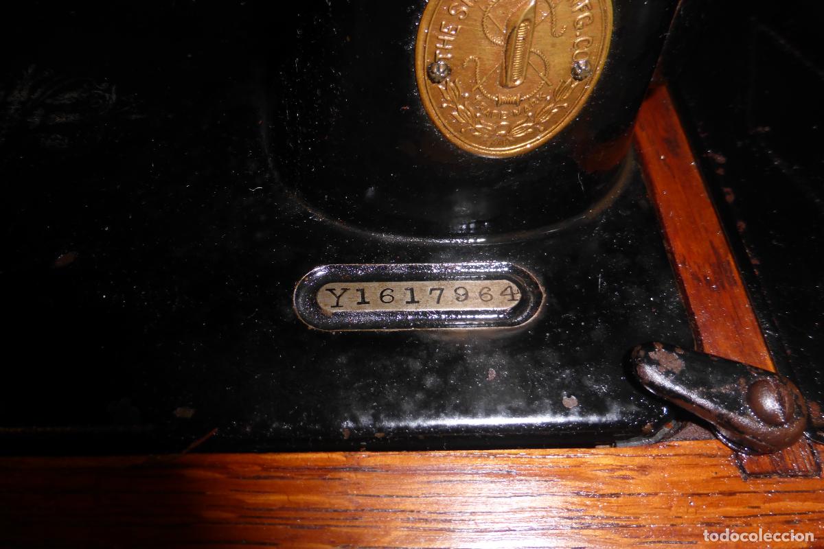 Antig&uuml;edades: ANTIGUA MAQUINA DE COSER SINGER - Foto 5
