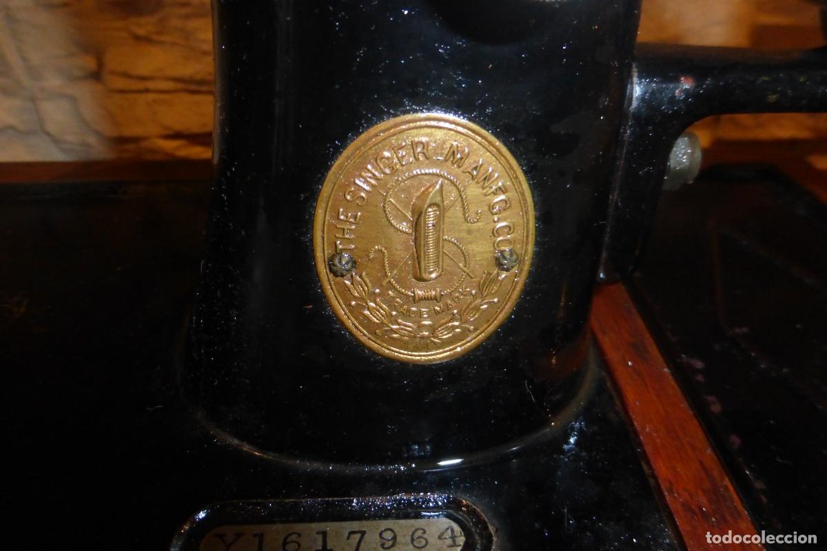 Antig&uuml;edades: ANTIGUA MAQUINA DE COSER SINGER - Foto 6