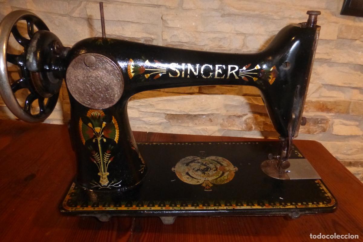 Antig&uuml;edades: ANTIGUA MAQUINA DE COSER SINGER - Foto 2