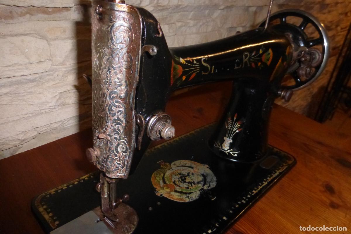 Antig&uuml;edades: ANTIGUA MAQUINA DE COSER SINGER - Foto 4