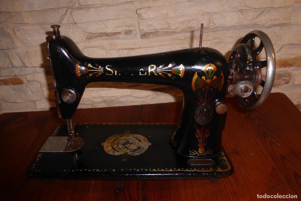 Antig&uuml;edades: ANTIGUA MAQUINA DE COSER SINGER - Foto 1