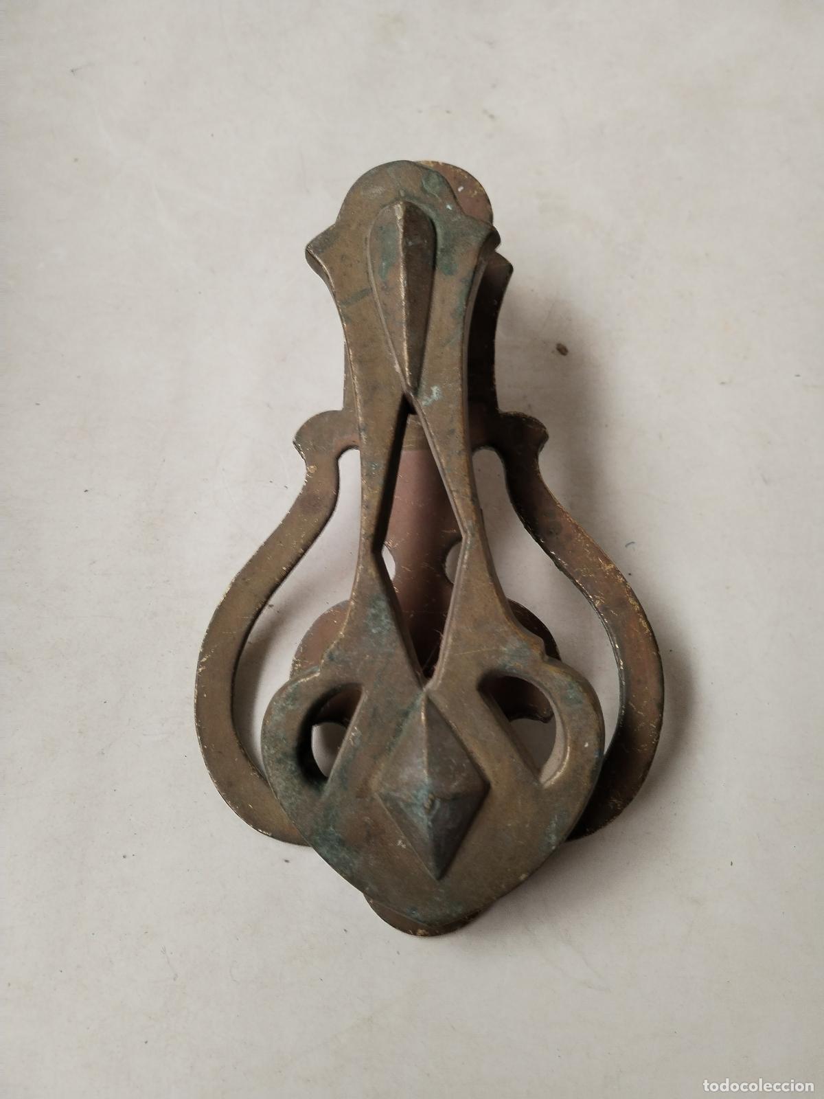 Antig&uuml;edades: llamador aldaba antiguo de bronce - c121 - Foto 1