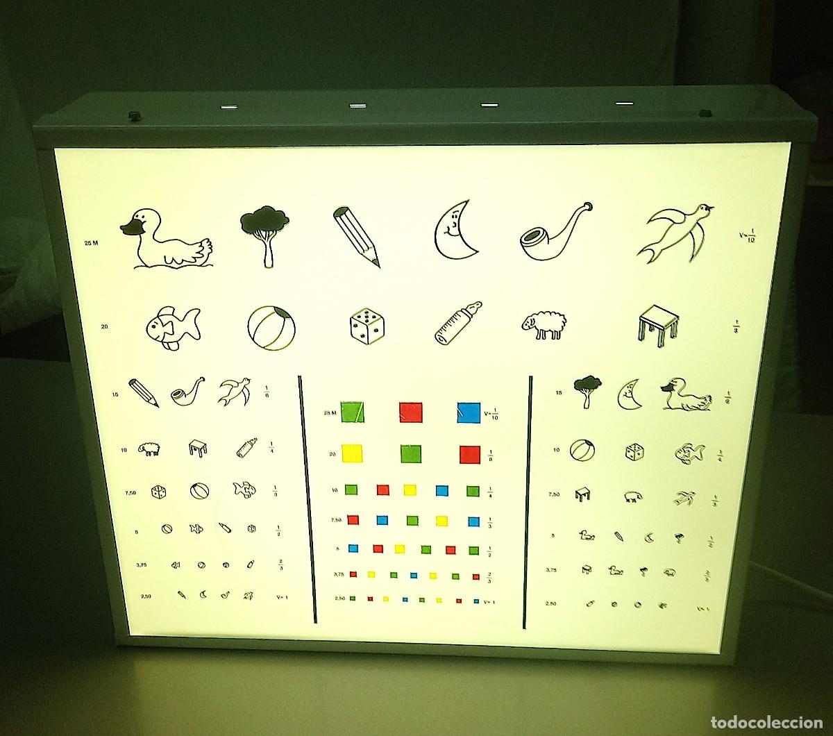 Antig&uuml;edades: OPTOTIPO VISUAL INFANTIL - Foto 2