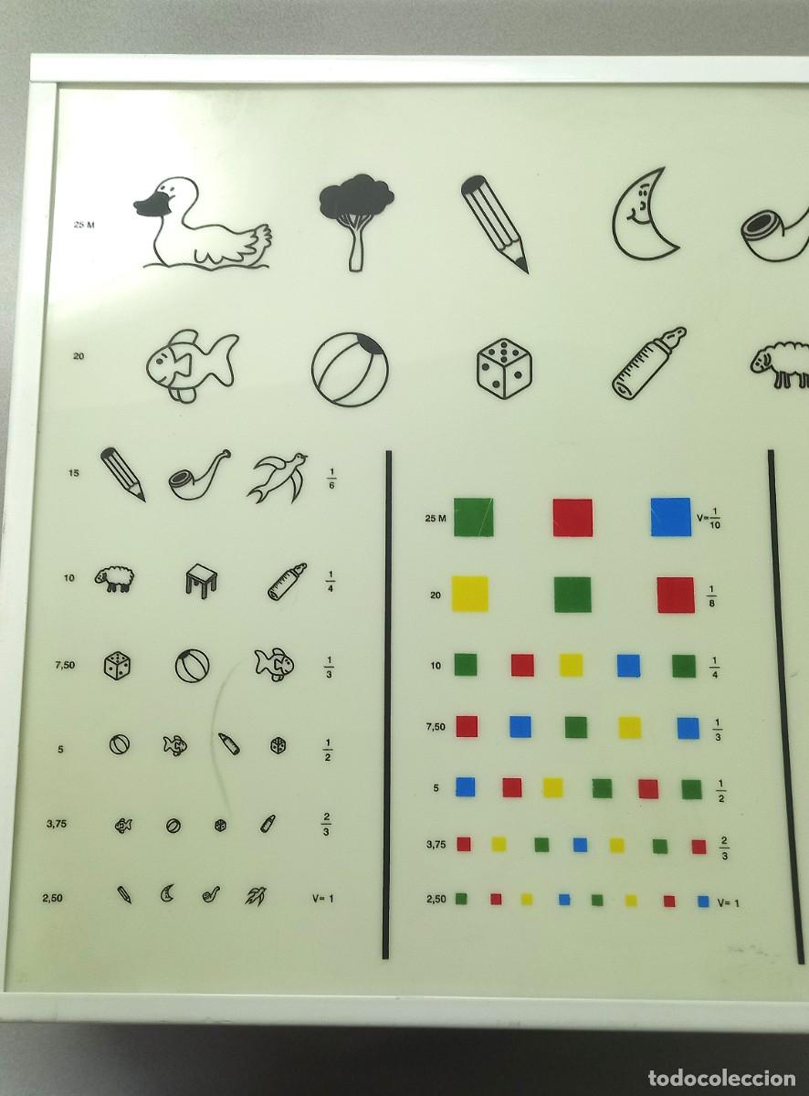 Antig&uuml;edades: OPTOTIPO VISUAL INFANTIL - Foto 5