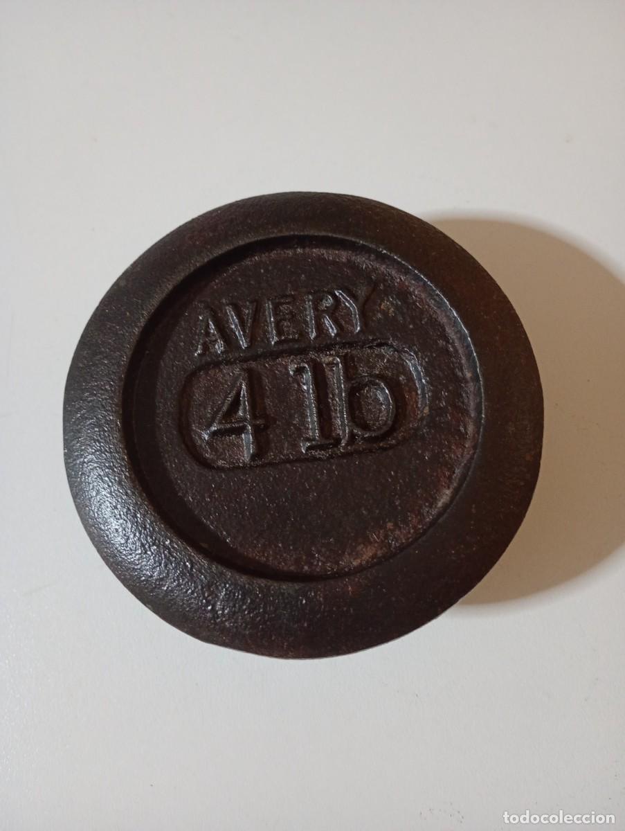 Antig&uuml;edades: PESA INGLESA DE 4 LIBRAS MARCA AVERY - Foto 1