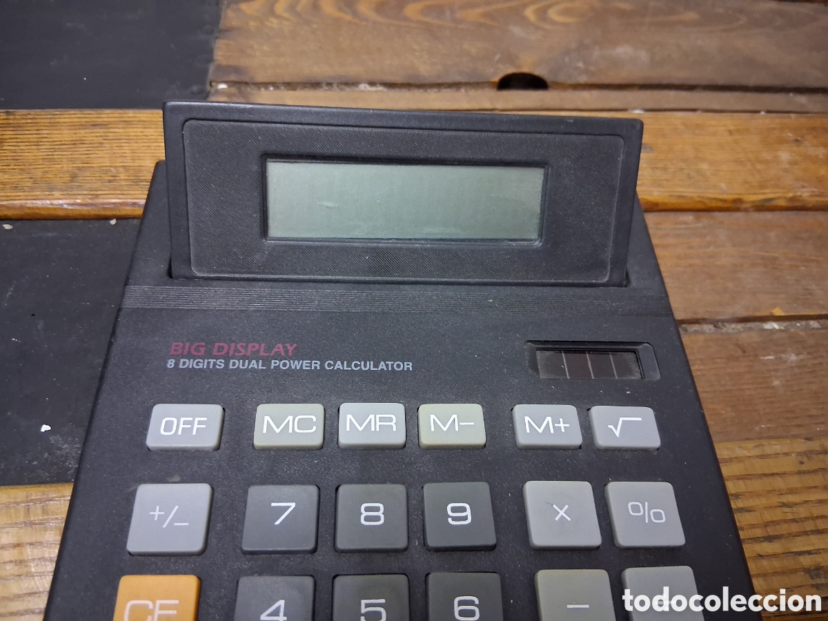 Antig&uuml;edades: Calculadora solar Big display calculator - Foto 2