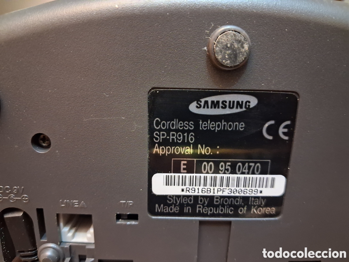 Tel&eacute;fonos: Antiguo Telefono inal&aacute;mbrico Samsung - Foto 5