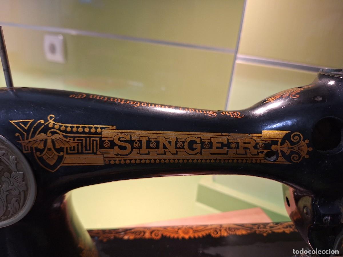 Antig&uuml;edades: MAQUINA DE COSER SINGER - Foto 3