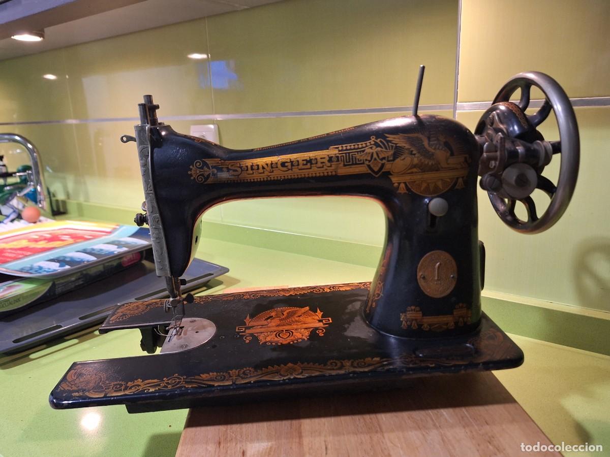 Antig&uuml;edades: MAQUINA DE COSER SINGER - Foto 4
