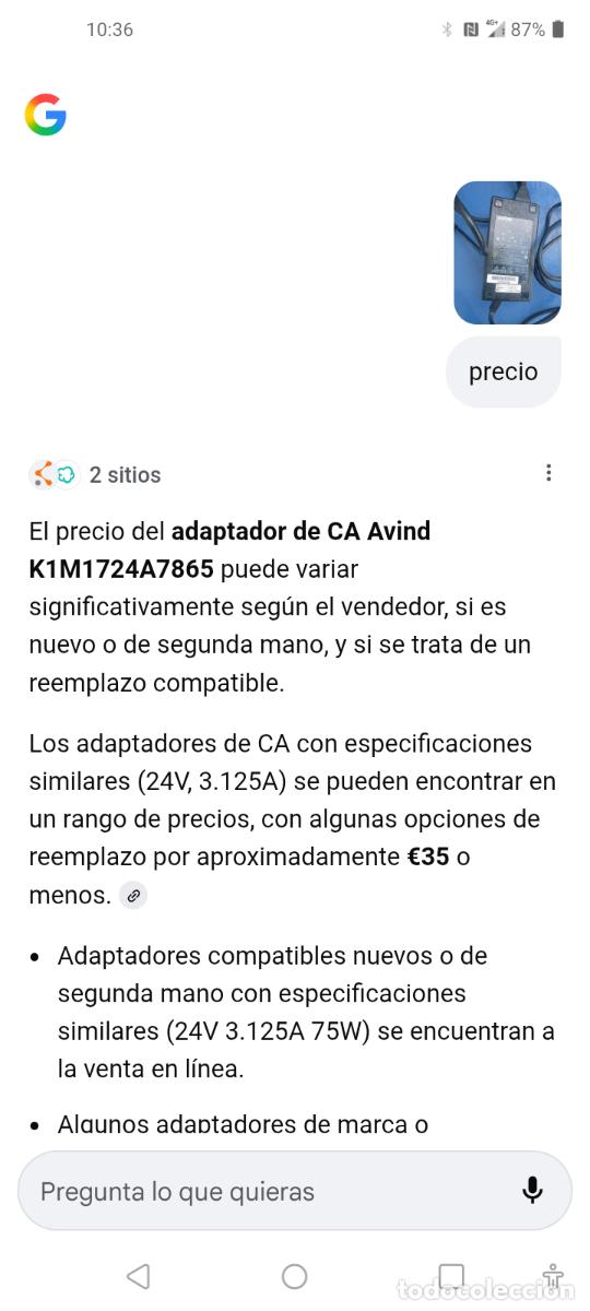 Antig&uuml;edades: BONITO ADAPTADOR DE CA AVIND - Foto 7