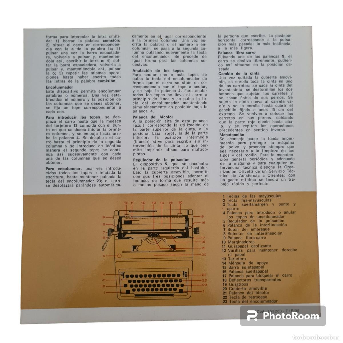 Antig&uuml;edades: M&aacute;quina de escribir STUDIO 45 - Foto 8