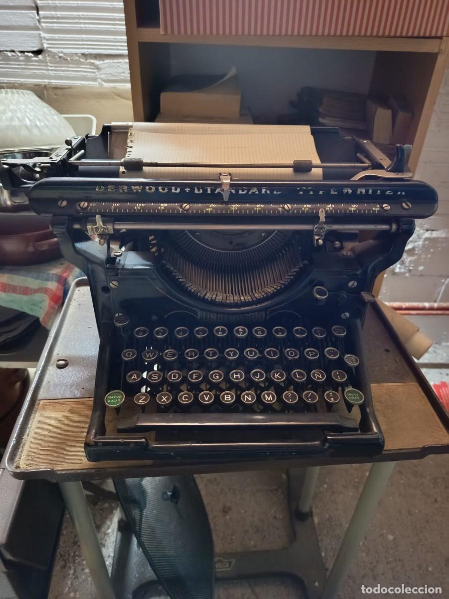 Antig&uuml;edades: Maquina de escribir underwood - Foto 2