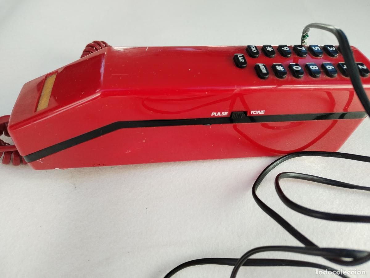 Tel&eacute;fonos: telefono de pared rojo vintage - c176 - Foto 3