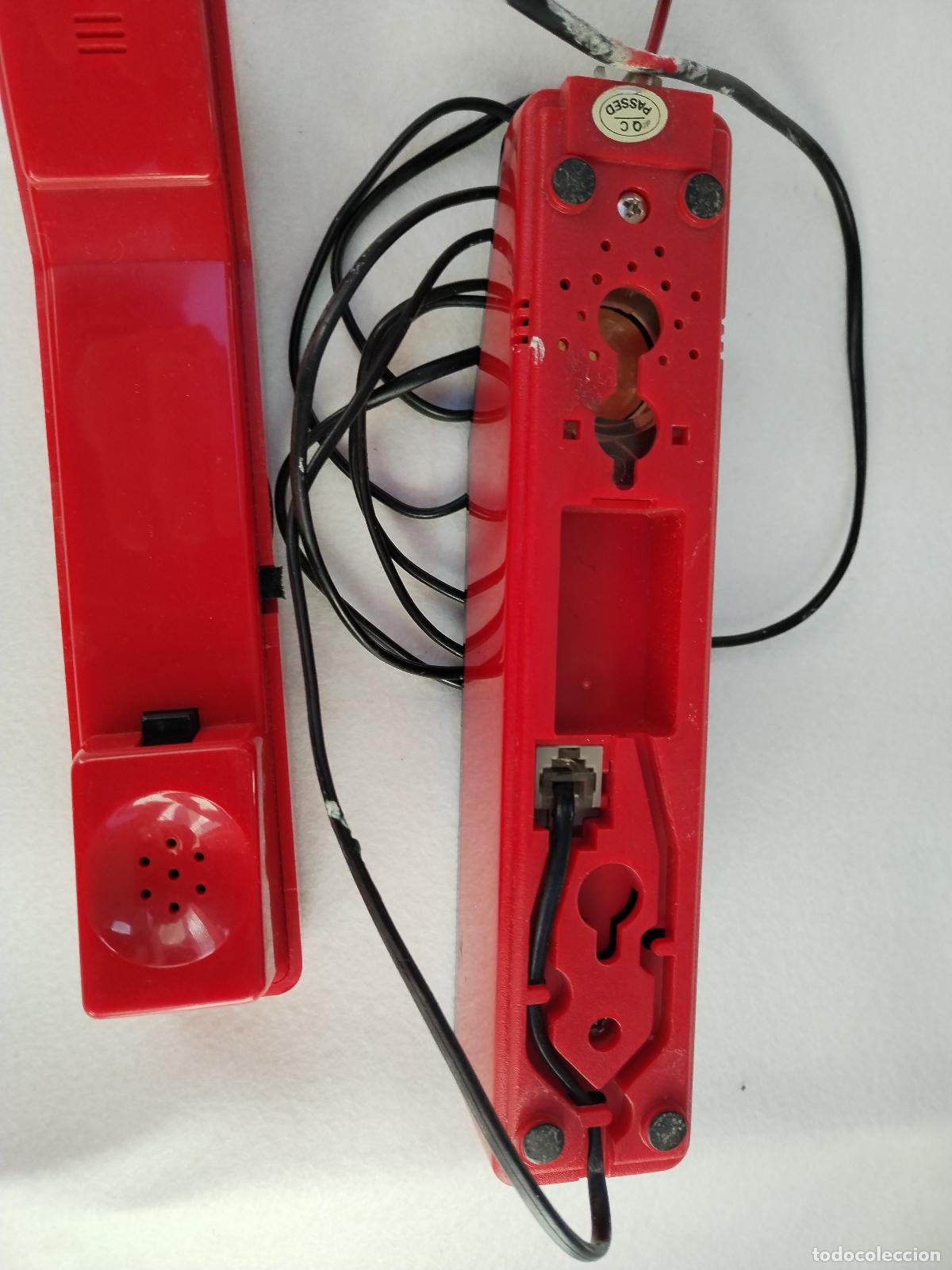 Tel&eacute;fonos: telefono de pared rojo vintage - c176 - Foto 4