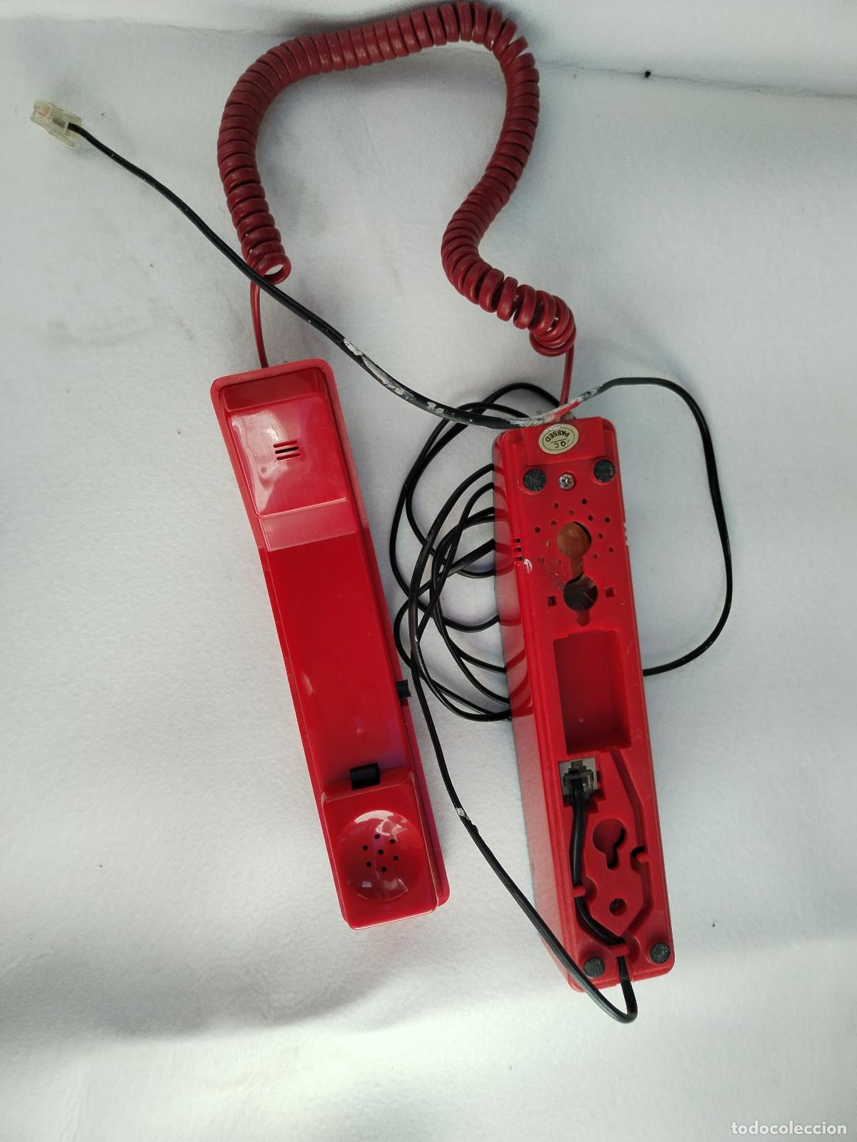 Tel&eacute;fonos: telefono de pared rojo vintage - c176 - Foto 5