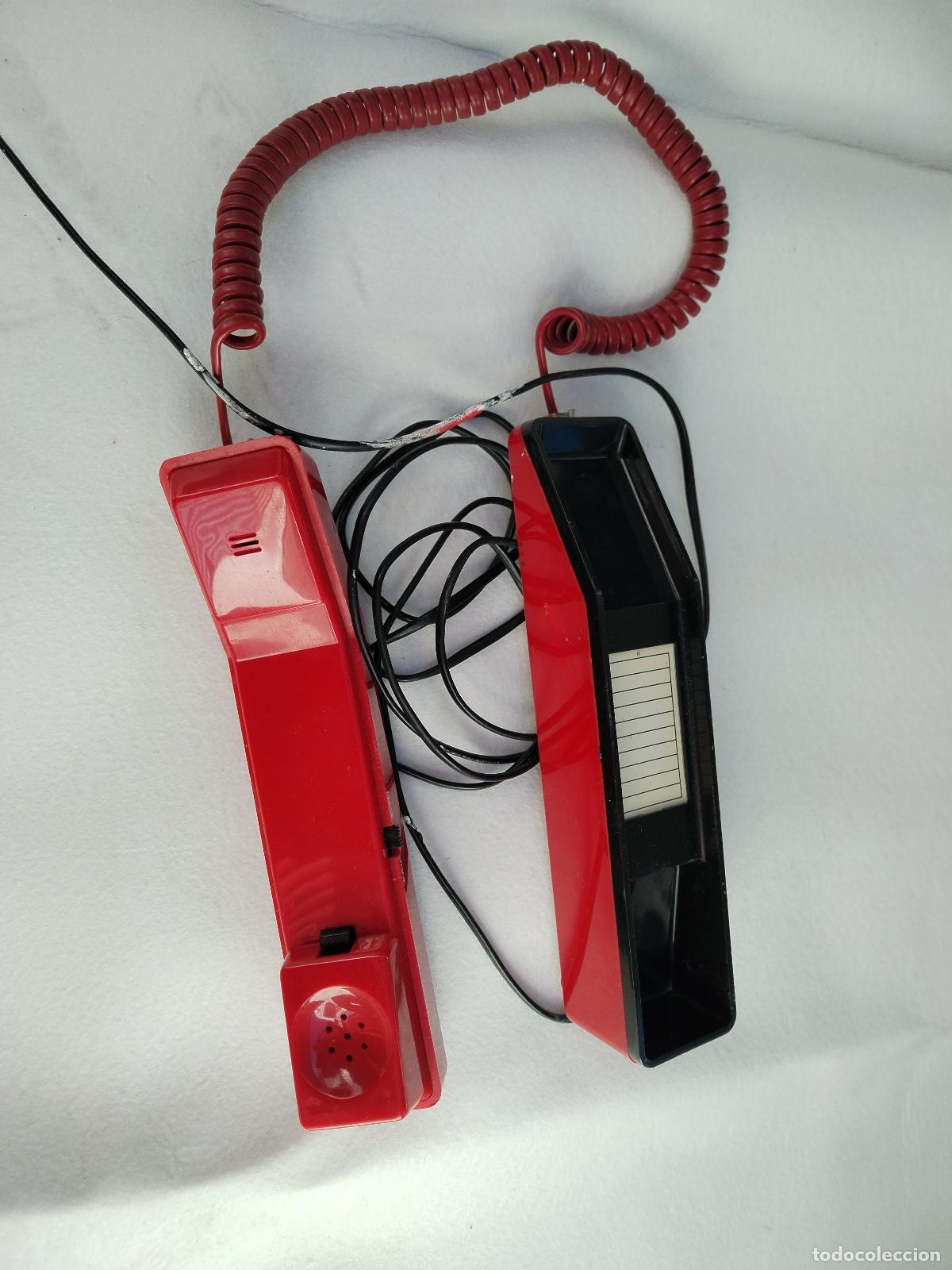 Tel&eacute;fonos: telefono de pared rojo vintage - c176 - Foto 6